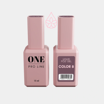 Рідкий полігель ONE LIQUID GEL COLOR 8, 15 ml   