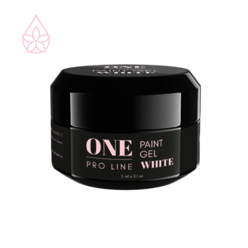 Гель-фарба ONE PAINT GEL WHITE, 5ml