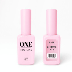 База з глітером ONE BASE GLITTER 3