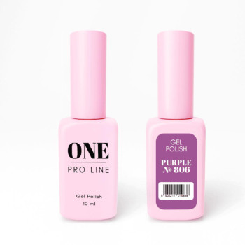 Гель-лак ONE PURPLE 806