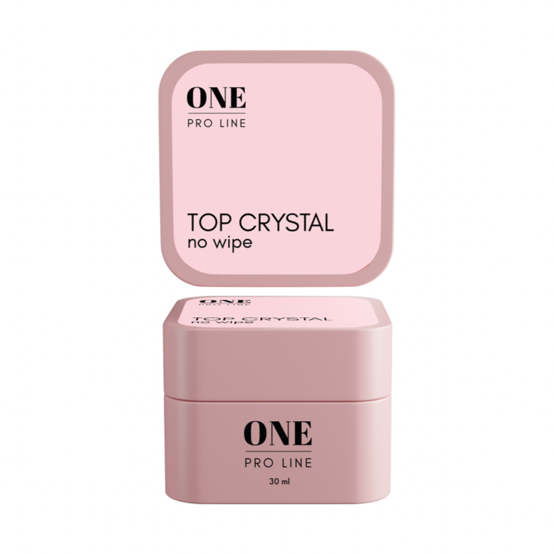 Топ без липкого шару ONE TOP CRYSTAL NO WIPE, 30ml