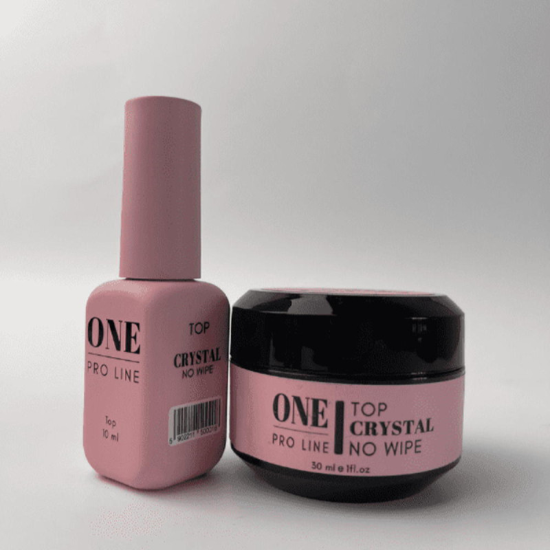 Топ без липкого шару ONE TOP CRYSTAL NO WIPE, 30ml