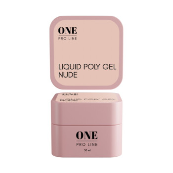 Рідкий полігель ONE LIQUID GEL NUDE, 30 ml   
