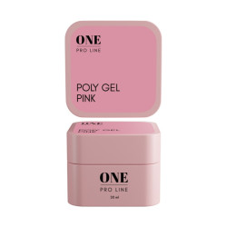 Полігель ONE POLYGEL PINK, 30ml