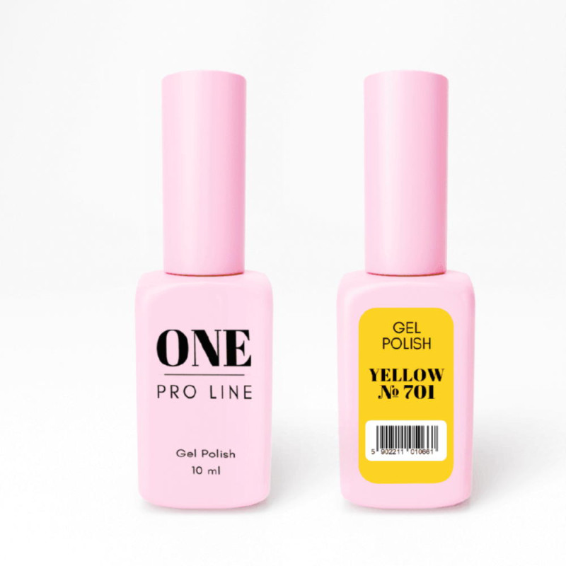 Гель-лак ONE YELLOW 701